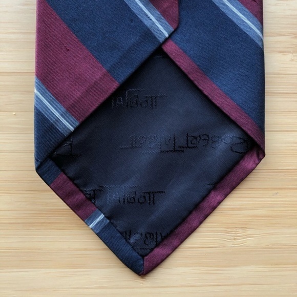 Robert Talbott For The Highlander Silk Tie Maroon - Picture 3 of 6